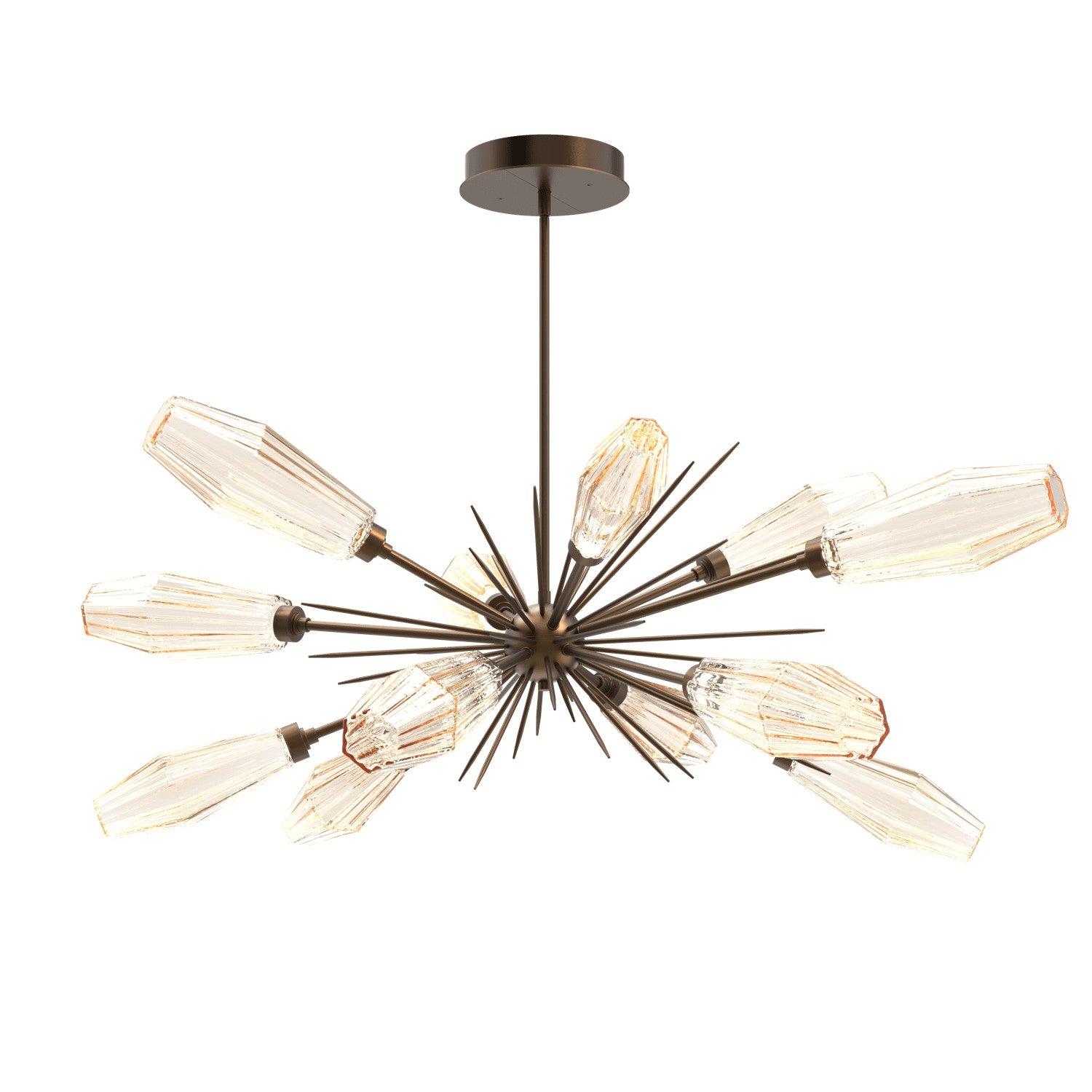 Hammerton Studio - PLB0049-0A-FB-RA-001-L1 - LED Starburst - Aalto - Flat Bronze