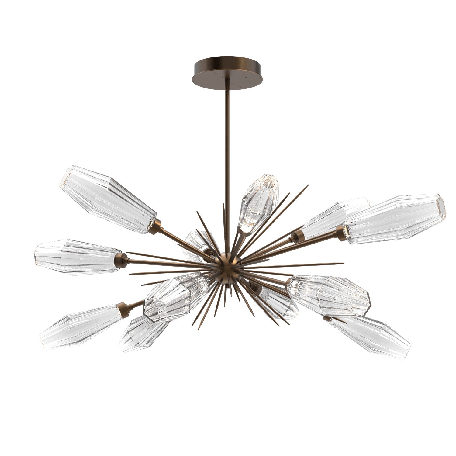 Hammerton Studio - PLB0049-0A-FB-RC-001-L1 - LED Starburst - Aalto - Flat Bronze