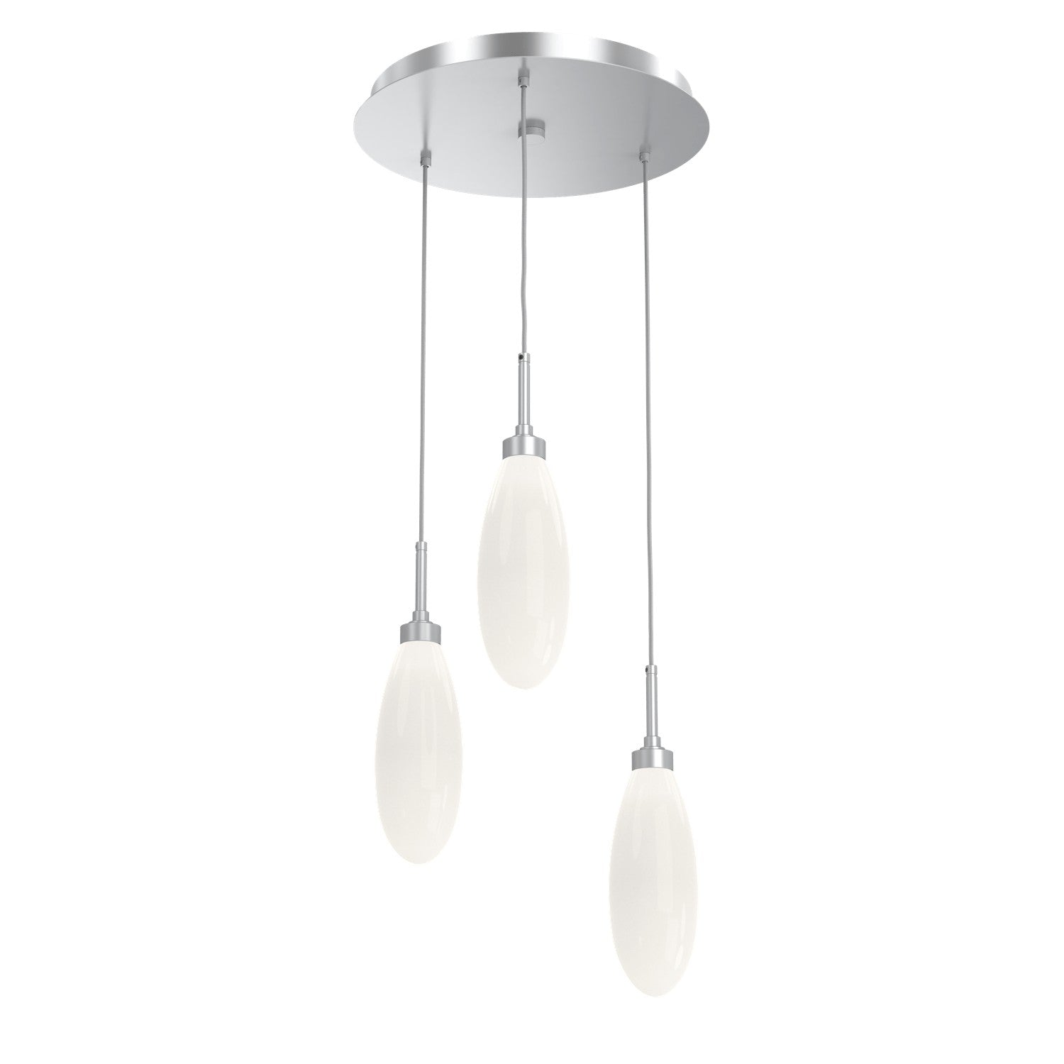 Hammerton Studio - CHB0071-03-CS-WL-C01-L3 - LED Pendant - Fiori - Classic Silver