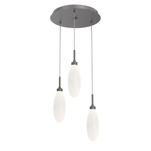 Hammerton Studio - CHB0071-03-GP-WL-C01-L3 - LED Pendant - Fiori - Graphite