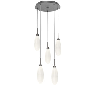 Hammerton Studio - CHB0071-05-GP-WL-C01-L3 - LED Pendant - Fiori - Graphite