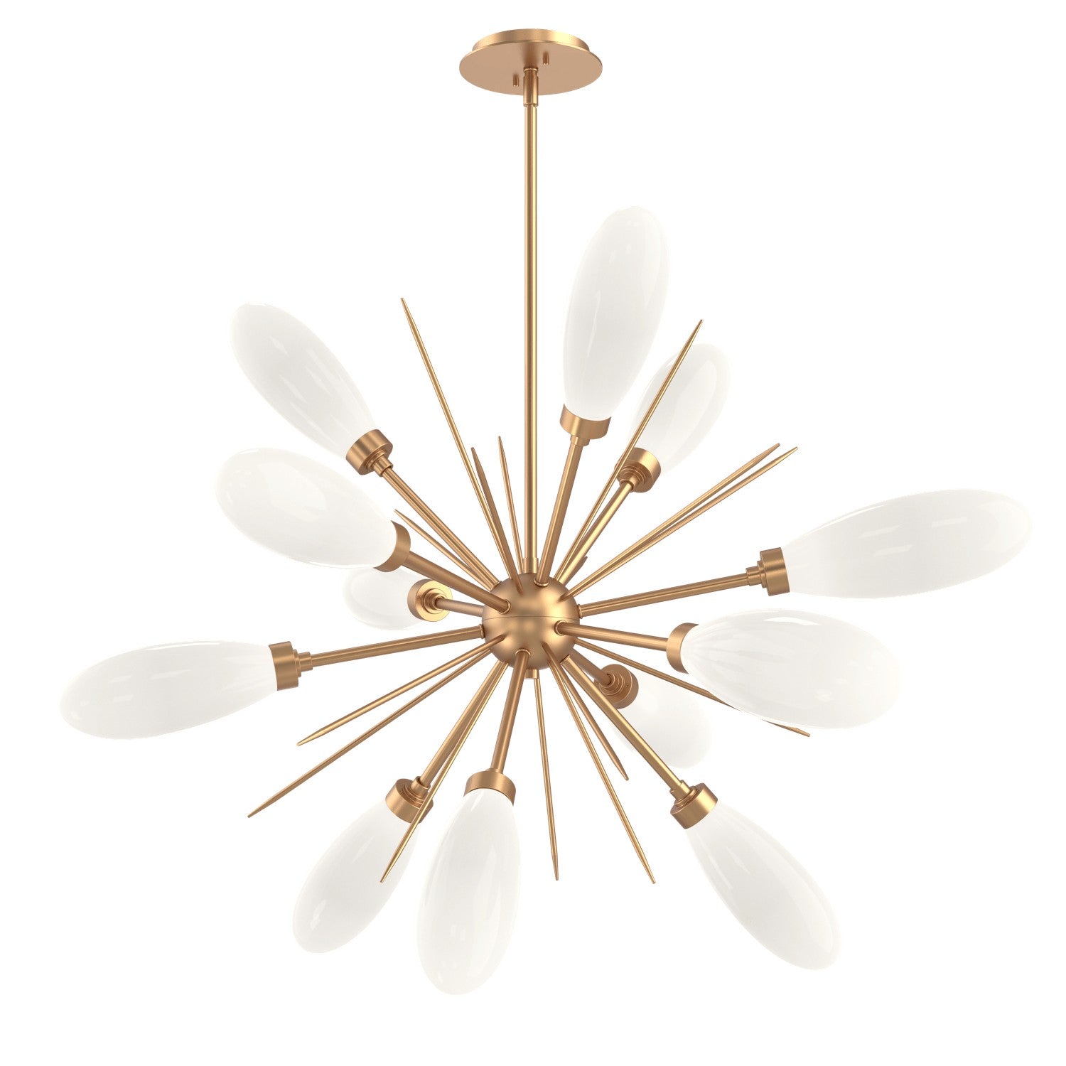 Hammerton Studio - CHB0071-0A-NB-WL-001-L3 - LED Chandelier - Fiori - Novel Brass