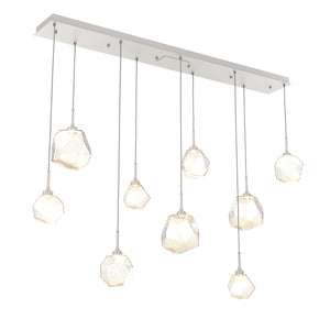 Hammerton Studio - PLB0039-09-BS-A-C01-L1 - LED Linear Pendant - Gem - Beige Silver