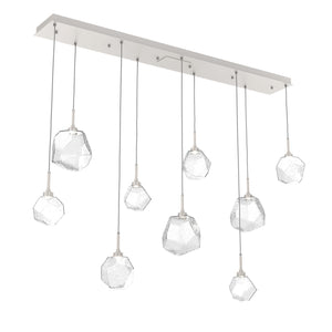 Hammerton Studio - PLB0039-09-BS-C-C01-L1 - LED Linear Pendant - Gem - Beige Silver