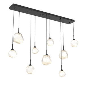 Hammerton Studio - PLB0039-09-MB-A-C01-L1 - LED Linear Pendant - Gem - Matte Black