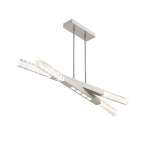 Hammerton Studio - PLB0060-50-BS-GC-001-L1 - LED Linear Suspension - Axis - Beige Silver