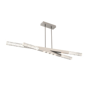 Hammerton Studio - PLB0060-64-BS-GC-001-L1 - LED Linear Suspension - Axis - Beige Silver