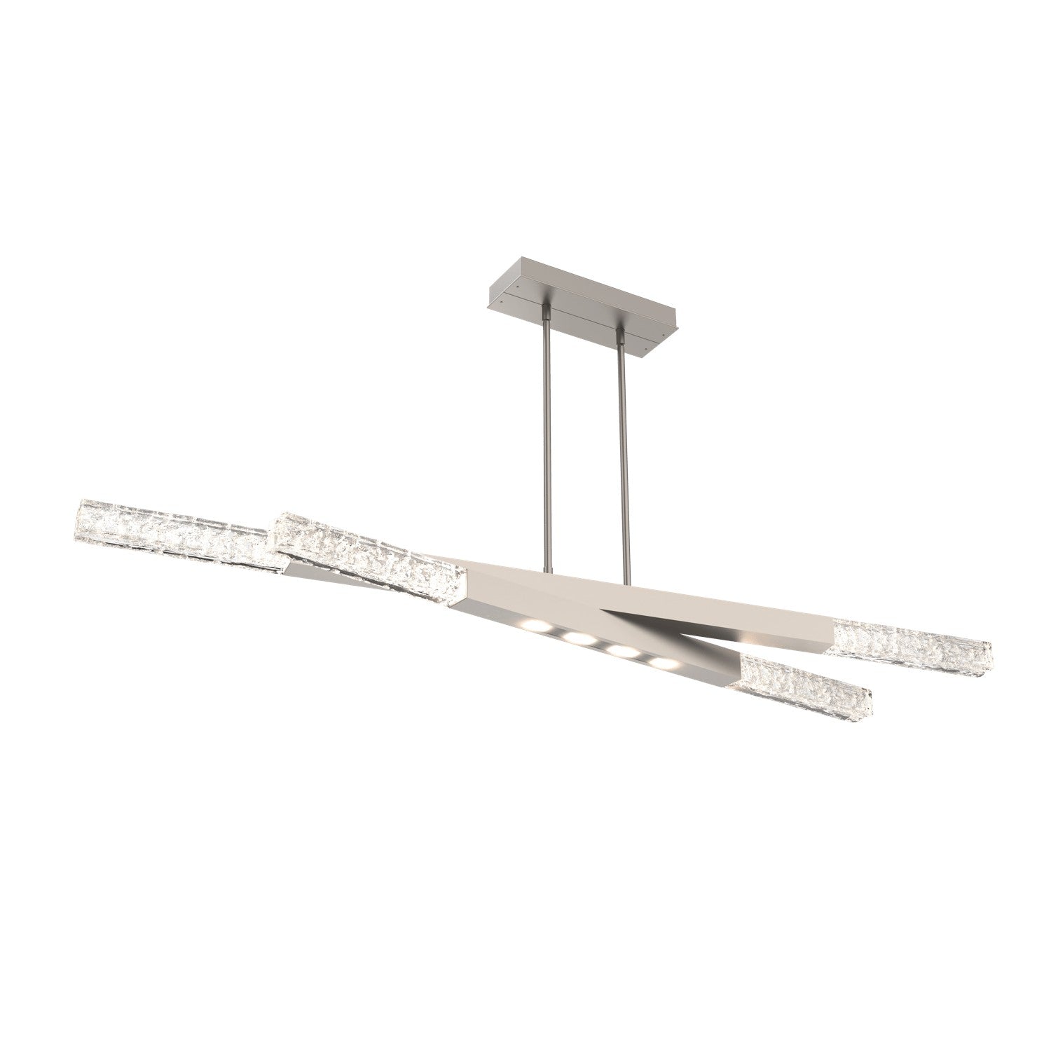 Hammerton Studio - PLB0060-64-BS-GC-001-L3 - LED Linear Suspension - Axis - Beige Silver