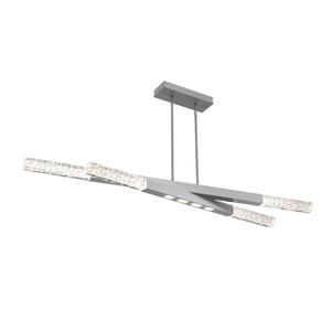 Hammerton Studio - PLB0060-64-CS-GC-001-L3 - LED Linear Suspension - Axis - Classic Silver