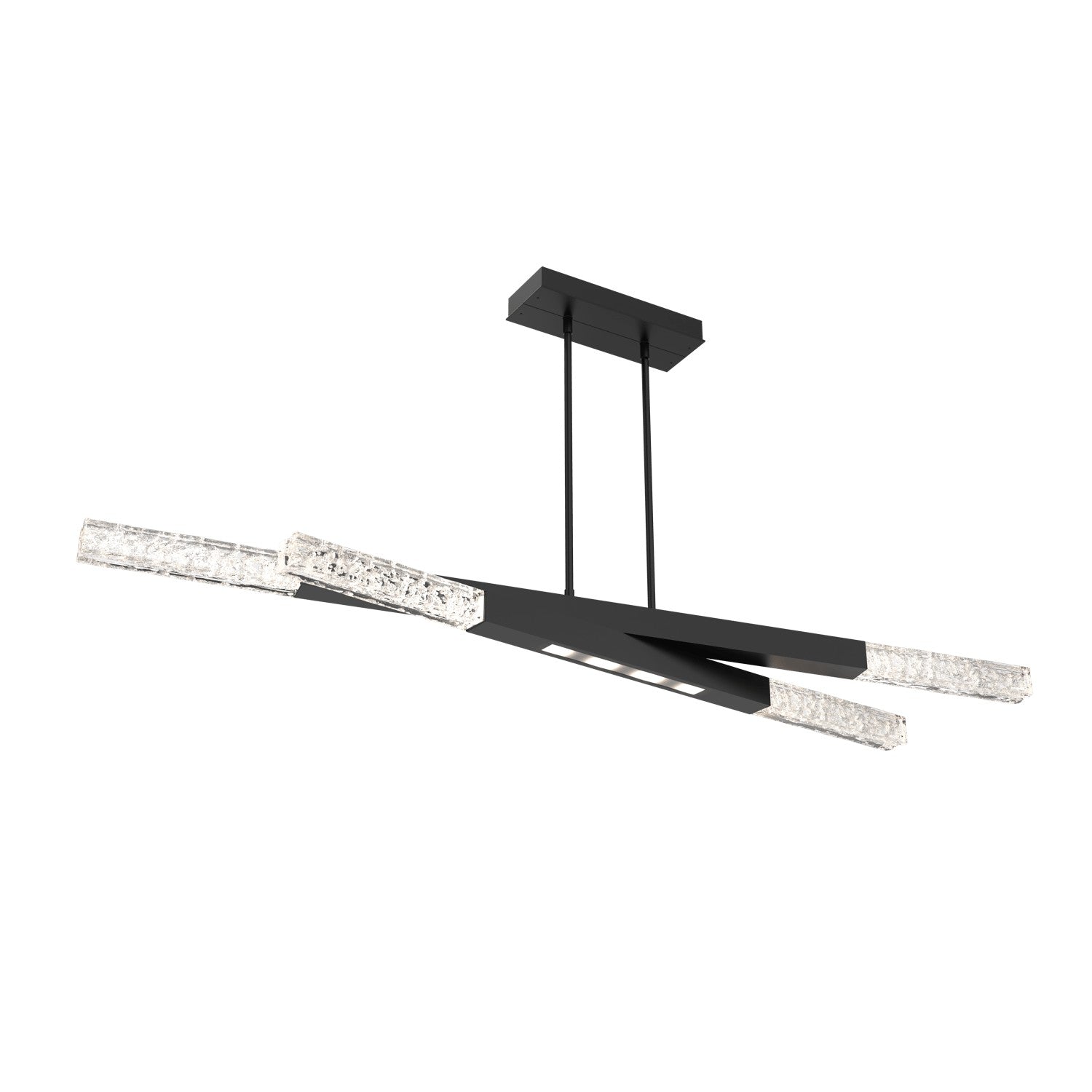 Hammerton Studio - PLB0060-64-MB-GC-001-L1 - LED Linear Suspension - Axis - Matte Black