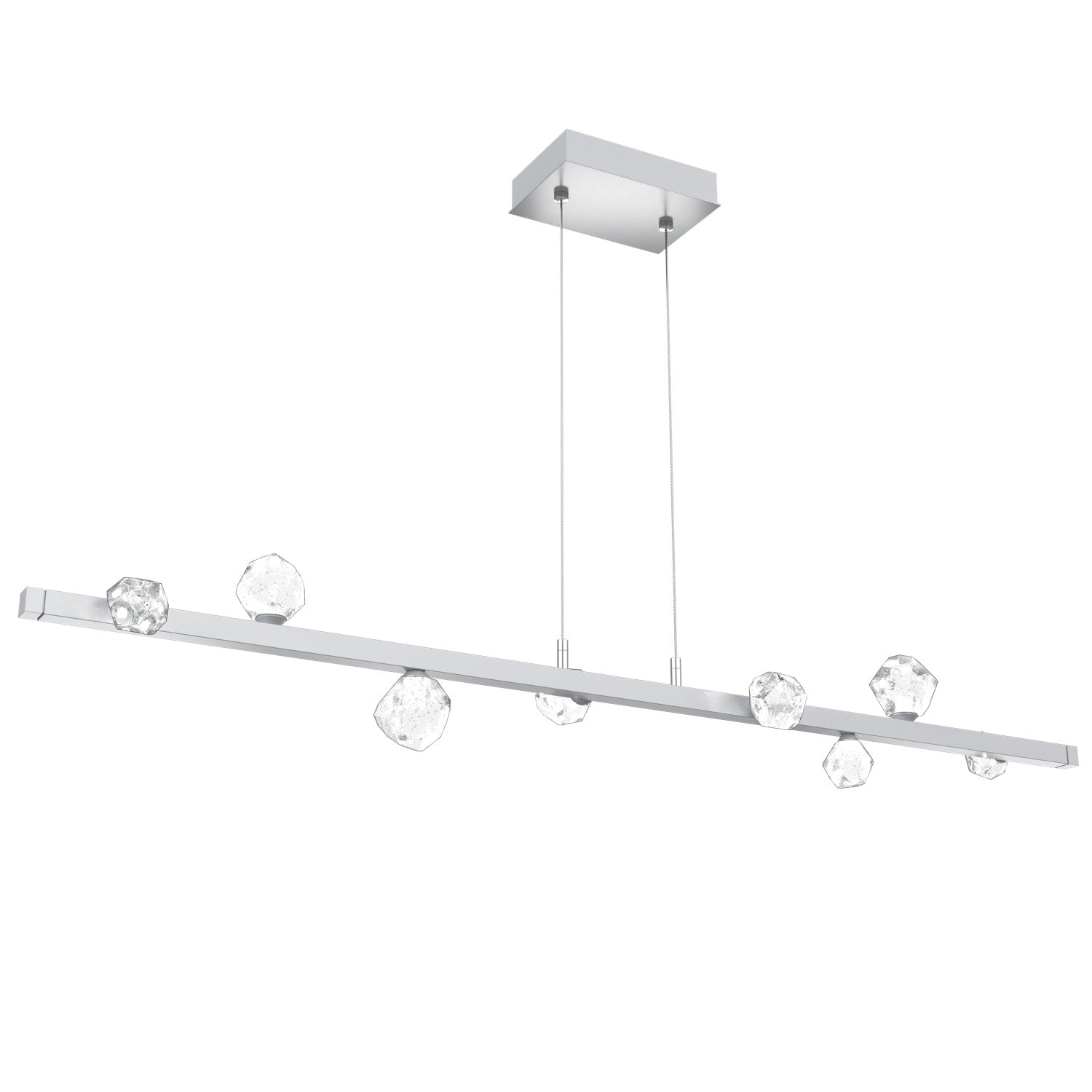 Hammerton Studio - PLB0070-54-CS-CZ-CA1-L3 - LED Linear Suspension - Stella - Classic Silver