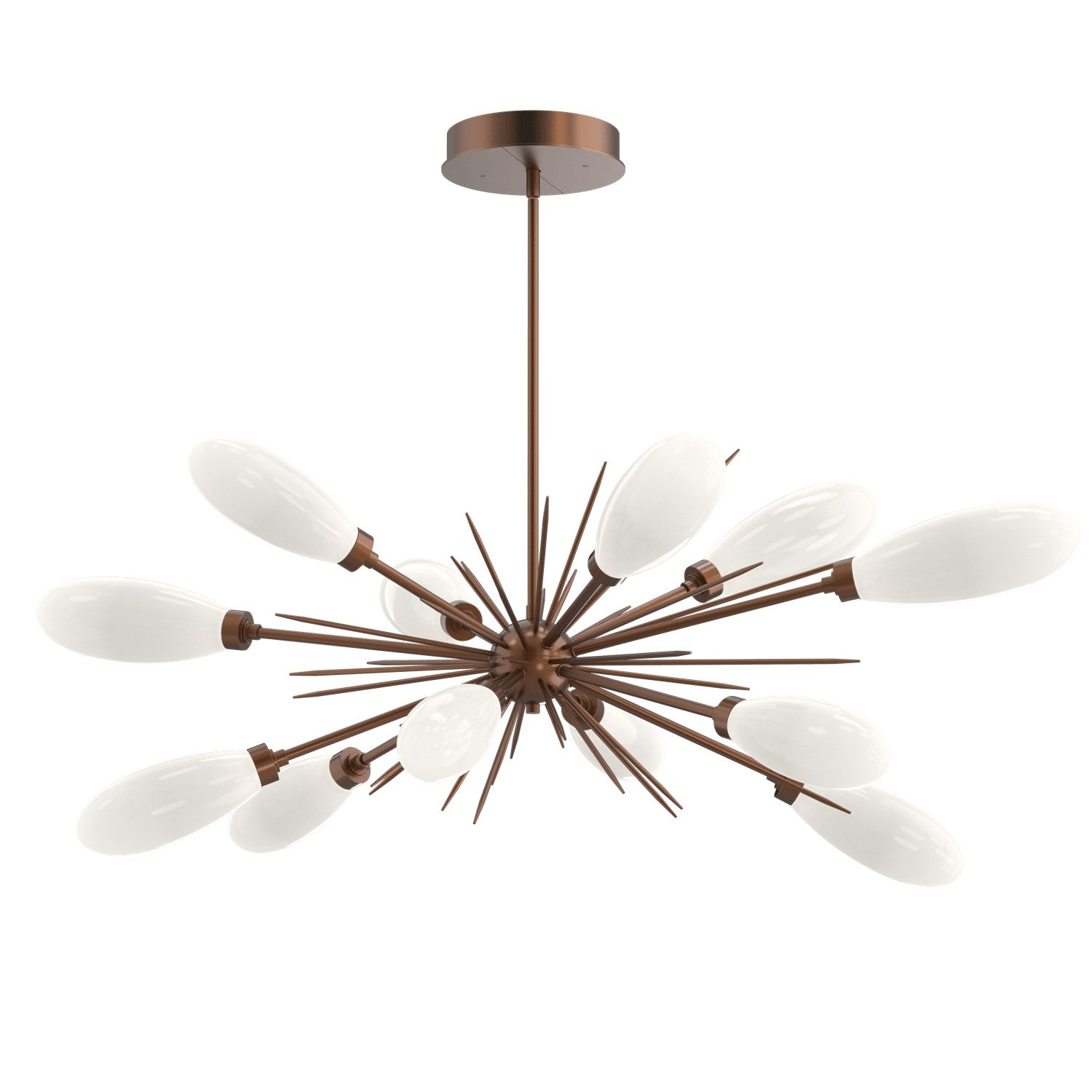 Hammerton Studio - PLB0071-0A-BB-WL-001-L3 - LED Chandelier - Fiori - Burnished Bronze