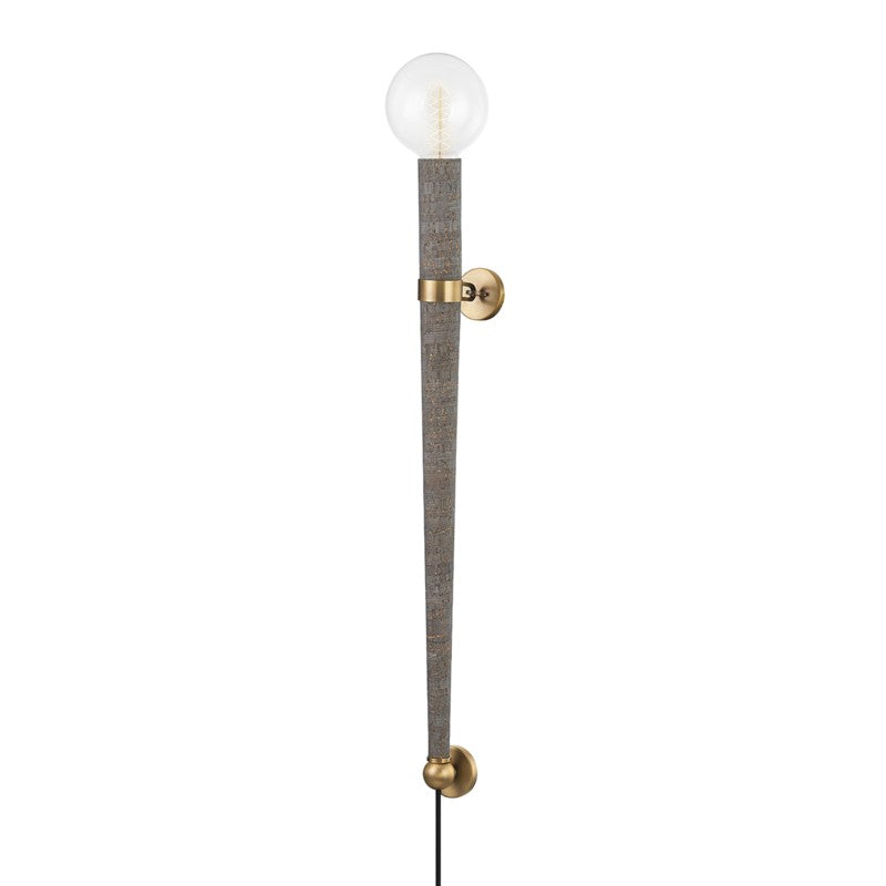 Troy Lighting - B6036-PBR - One Light Wall Sconce - Rufus - Patina Brass