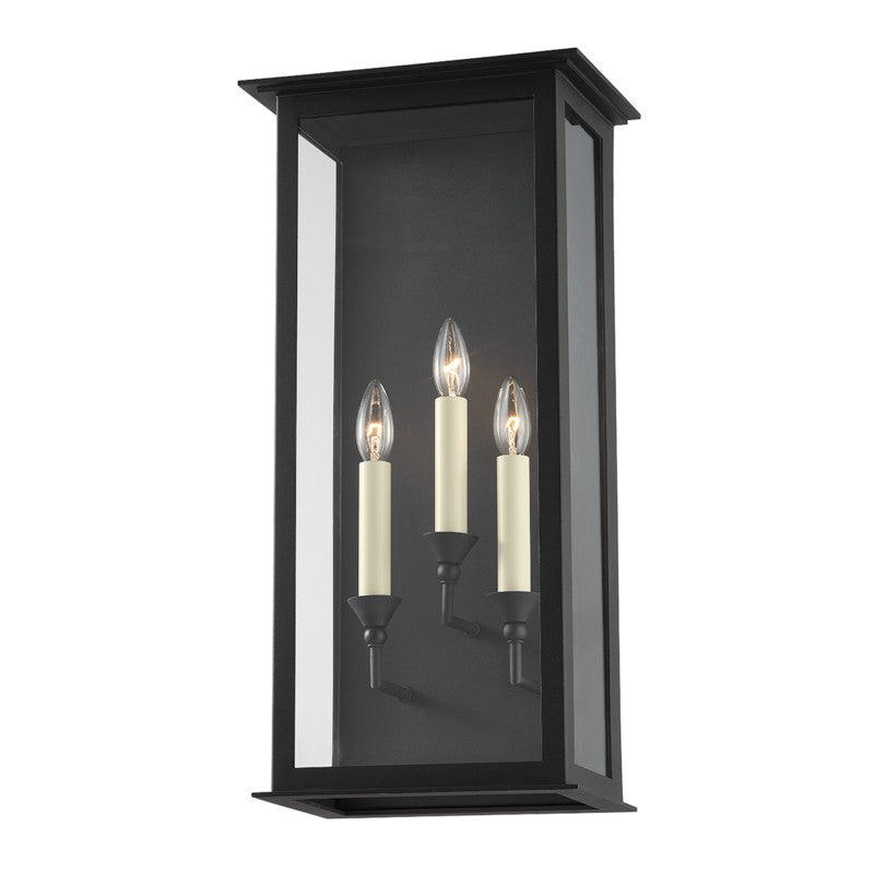 Troy Lighting - B6993-TBK - Three Light Outdoor Wall Sconce - Chauncey - Textured Black