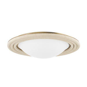 Troy Lighting - C8916-PBR - LED Flush Mount - Zion - Patina Brass