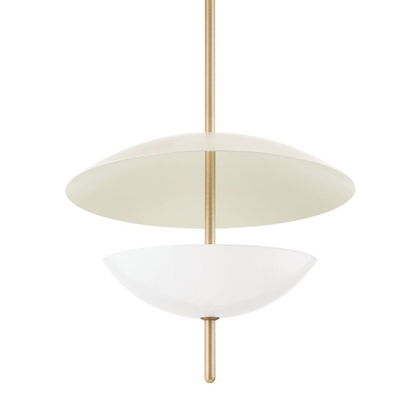 Troy Lighting - F6624-PBR/SSD - Three Light Pendant - Dion - Patina Brass