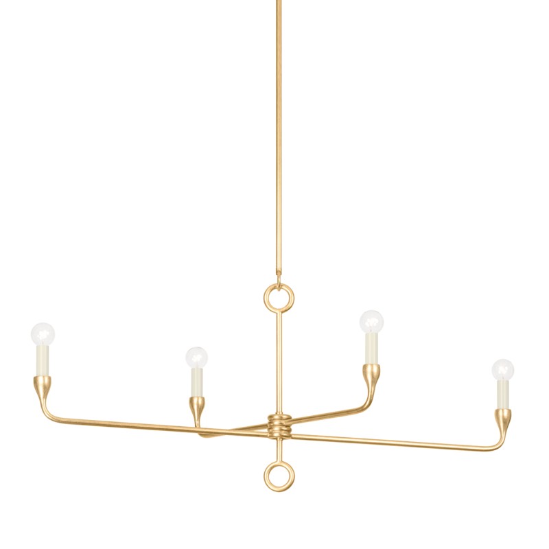 Troy Lighting - F9544-VGL - Four Light Island Pendant - Orson - Vintage Gold Leaf