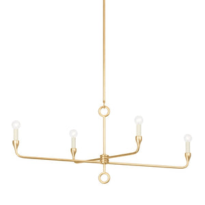 Troy Lighting - F9544-VGL - Four Light Island Pendant - Orson - Vintage Gold Leaf