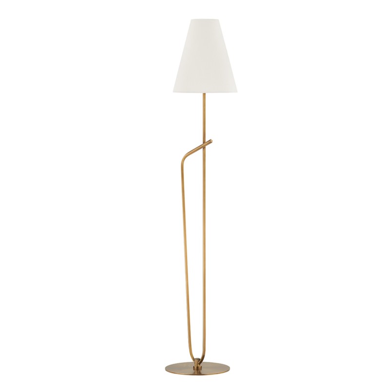 Troy Lighting - PFL7764-PBR - One Light Floor Lamp - Pearce - Patina Brass