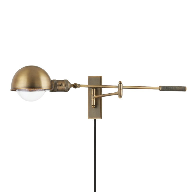 Troy Lighting - PTL1108-PBR - One Light Wall Sconce - Cannon - Patina Brass