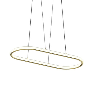 Sonneman - 2241.14-35 - LED Pendant - Luna - Brass