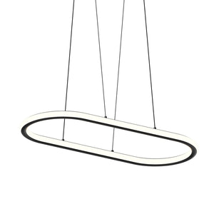 Sonneman - 2241.25-35 - LED Pendant - Luna - Satin Black