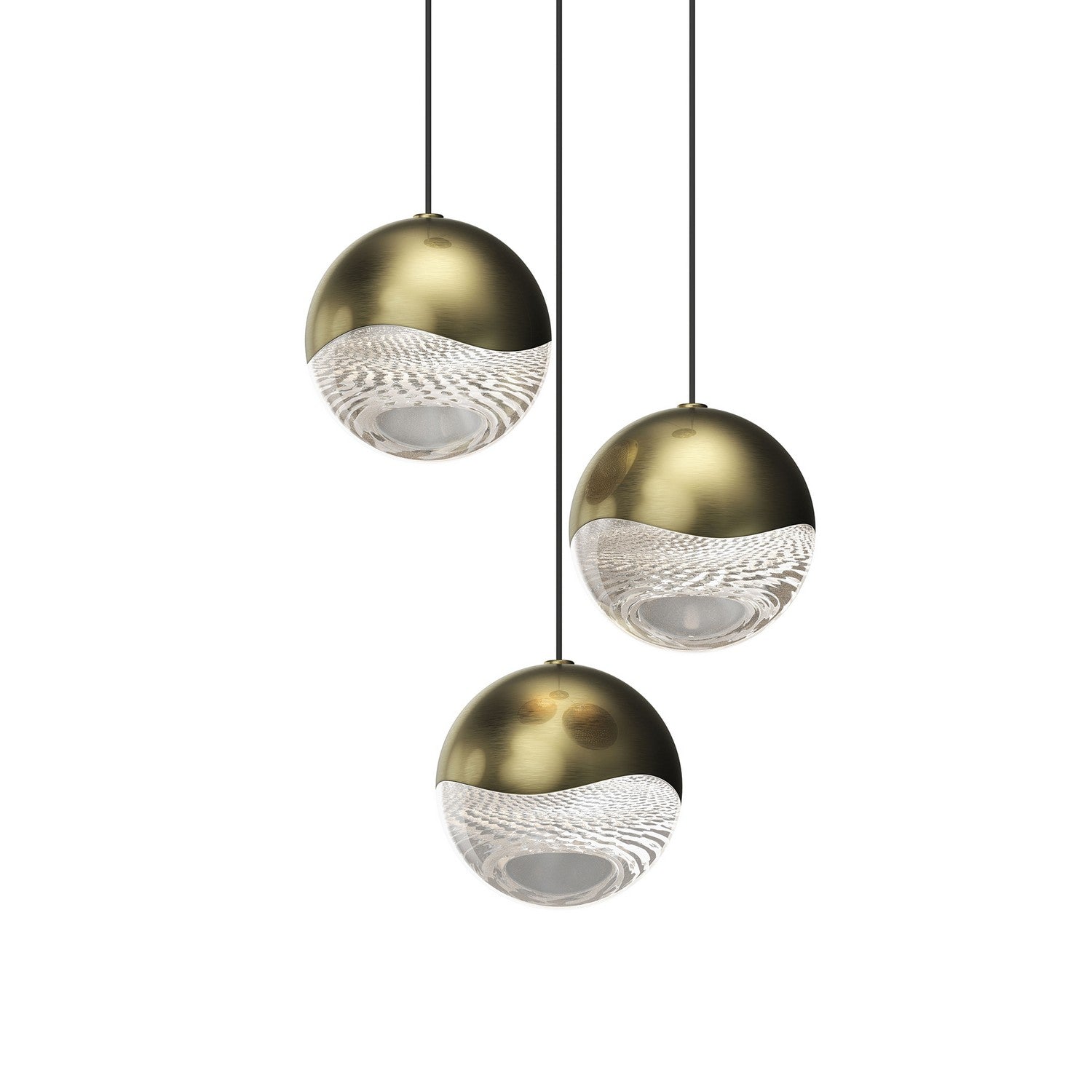 Sonneman - 2914.14-LRG - LED Pendant - Grapes - Brass
