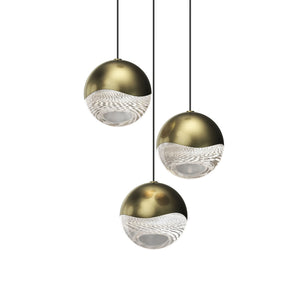 Sonneman - 2914.14-LRG - LED Pendant - Grapes - Brass