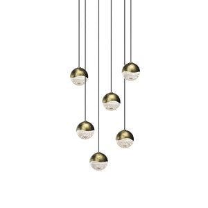 Sonneman - 2915.14-SML - LED Pendant - Grapes - Brass Finish