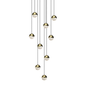 Sonneman - 2916.14-SML - LED Pendant - Grapes - Brass Finish