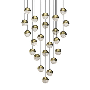 Sonneman - 2918.14-LRG - LED Pendant - Grapes - Brass Finish