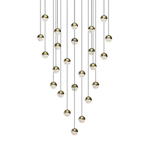 Sonneman - 2918.14-SML - LED Pendant - Grapes - Brass Finish