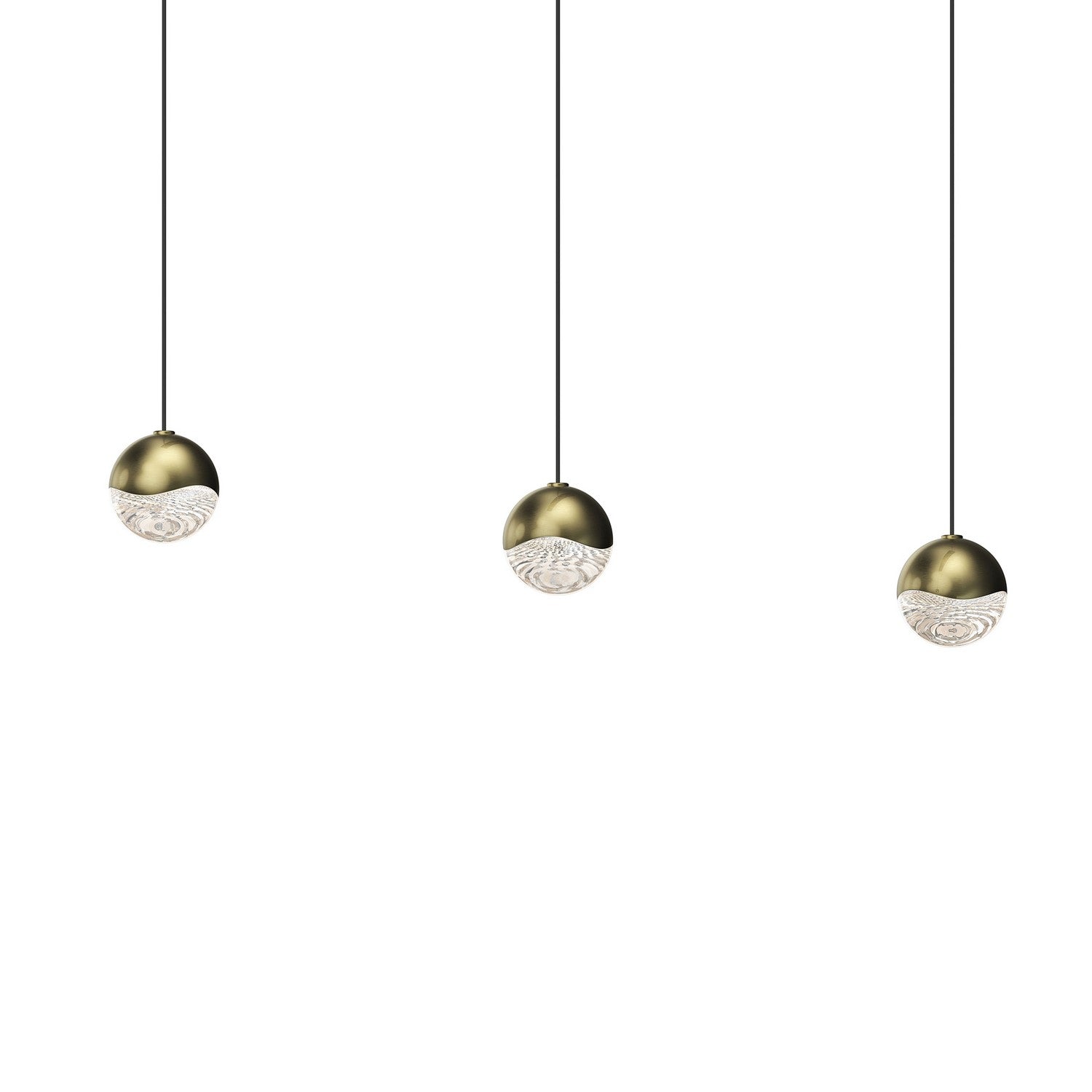 Sonneman - 2920.14-SML - LED Pendant - Grapes - Brass Finish