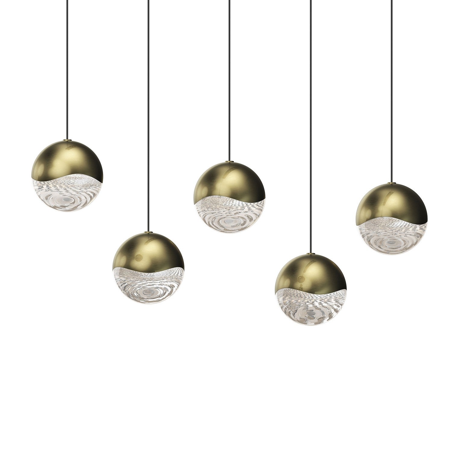 Sonneman - 2921.14-LRG - LED Pendant - Grapes - Brass Finish