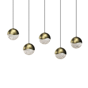 Sonneman - 2921.14-MED - LED Pendant - Grapes - Brass Finish