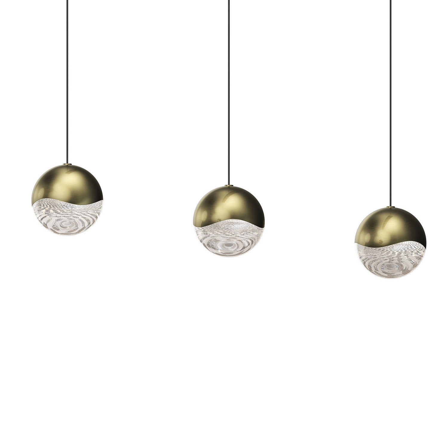 Sonneman - 2920.14-LRG - LED Pendant - Grapes - Brass Finish