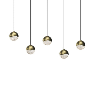 Sonneman - 2921.14-SML - LED Pendant - Grapes - Brass