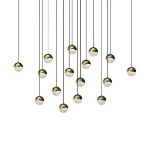 Sonneman - 2923.14-SML - LED Pendant - Grapes - Brass Finish