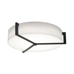 AFX Lighting - APF2432L5AJUDES-LW-BB - LED Ceiling Mount - Apex - Linen White/Espresso