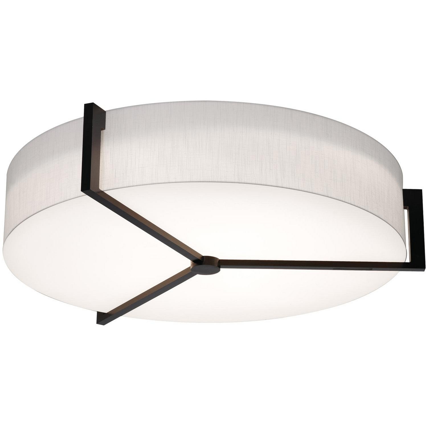 AFX Lighting - APF3044L5AJUDES-LW - LED Ceiling Mount - Apex - Linen White/Espresso