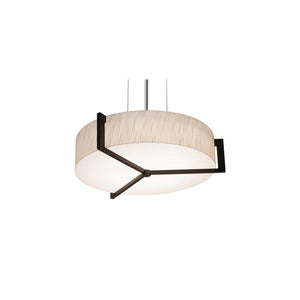 AFX Lighting - APP1524MBES-JT - Three Light Pendant - Apex - Satin Nickel