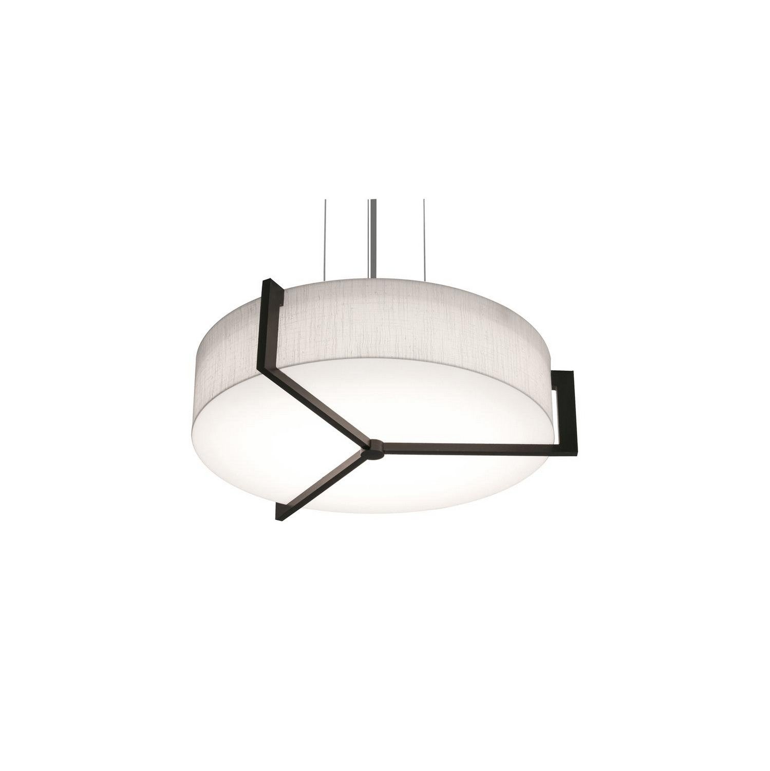 AFX Lighting - APP1524MBES-LW - Three Light Pendant - Apex - Satin Nickel