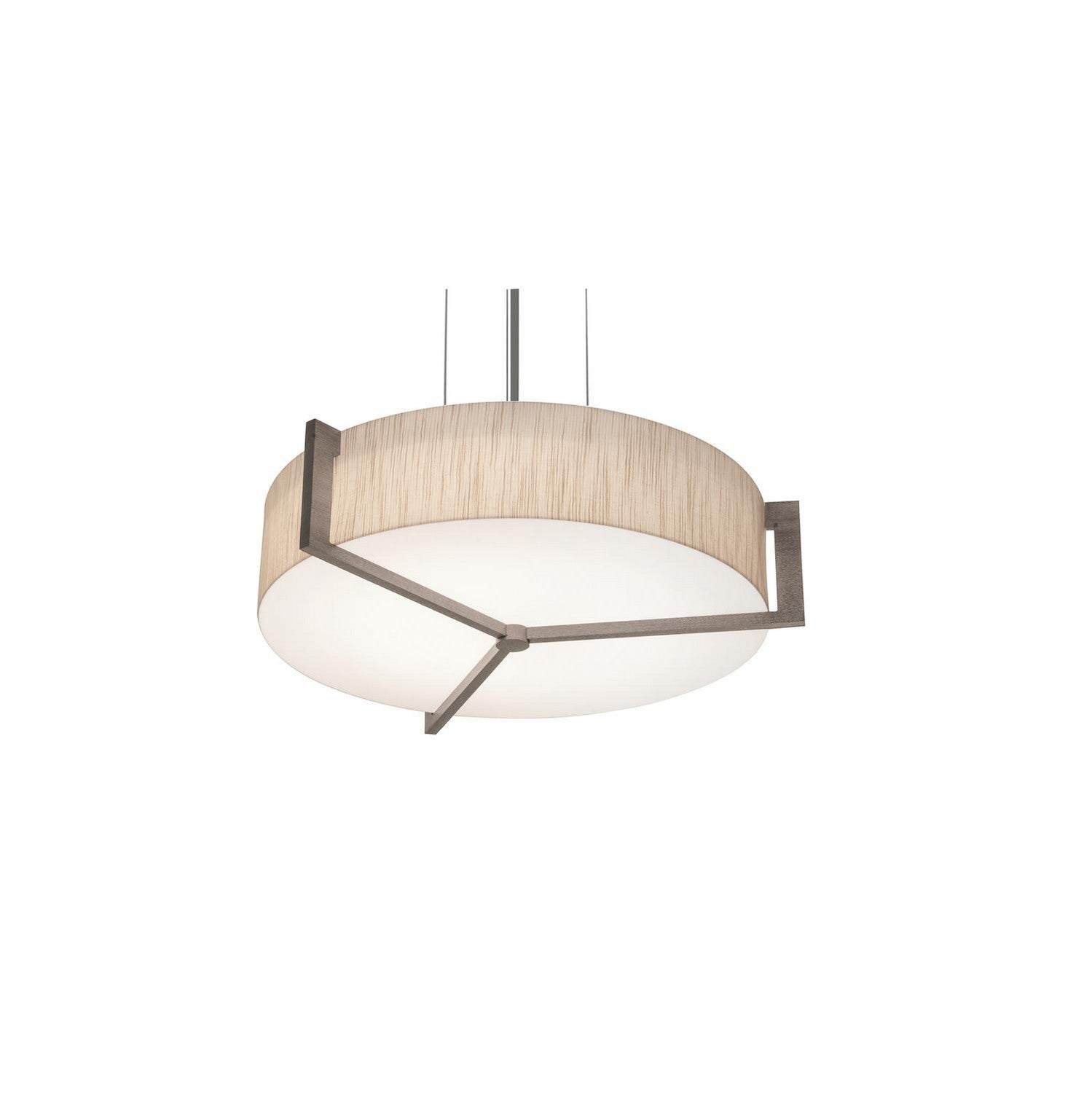 AFX Lighting - APP1524MBWG-JT - Three Light Pendant - Apex - Satin Nickel