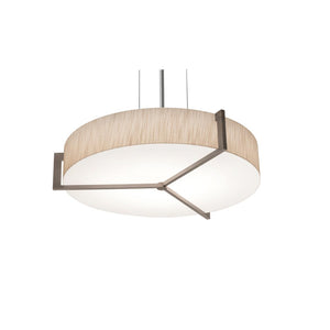 AFX Lighting - APP1932MBWG-JT - Three Light Pendant - Apex - Satin Nickel