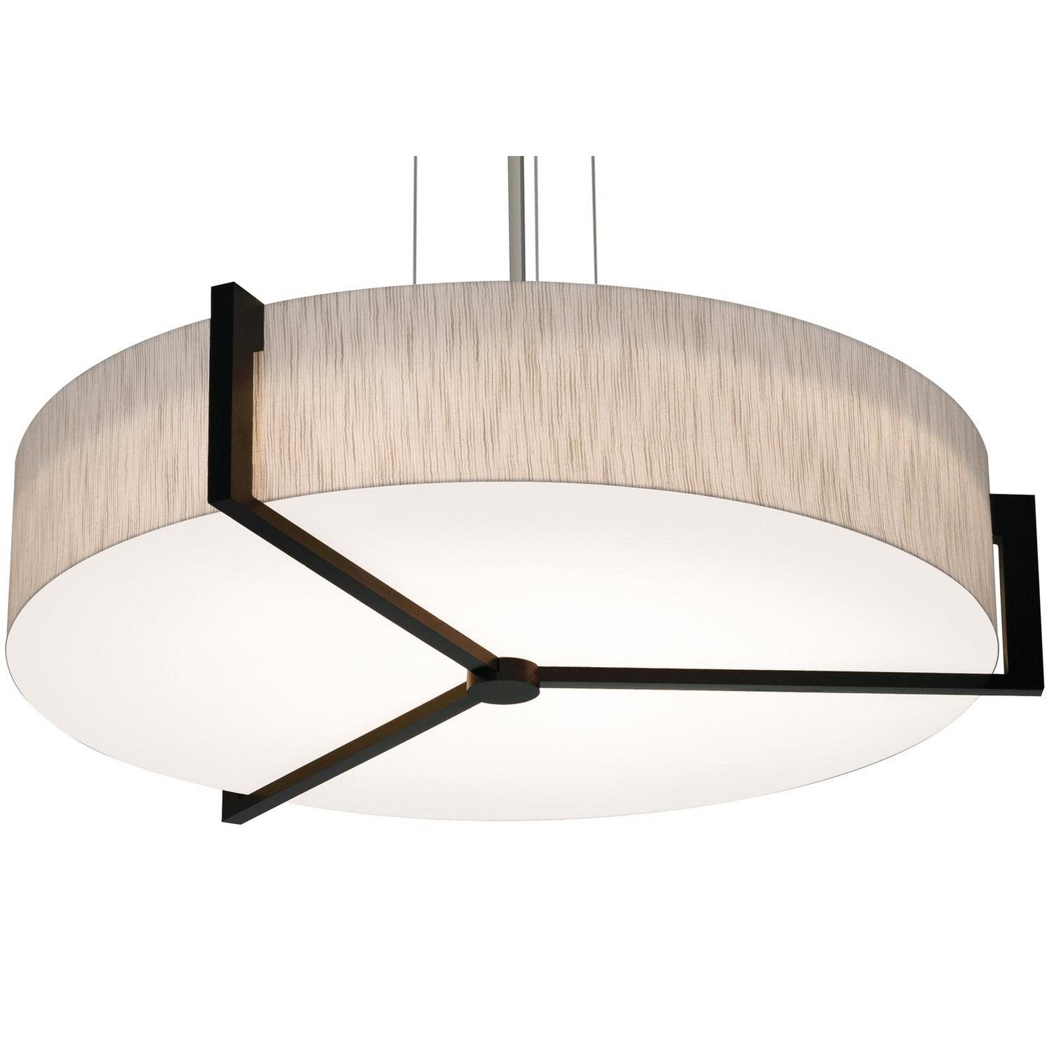 AFX Lighting - APP3044MBES-JT - Four Light Pendant - Apex - Satin Nickel