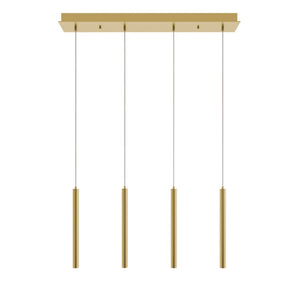 AFX Lighting - ELIP01L30UDSBLNR4 - LED Pendant - Eli - Satin Brass