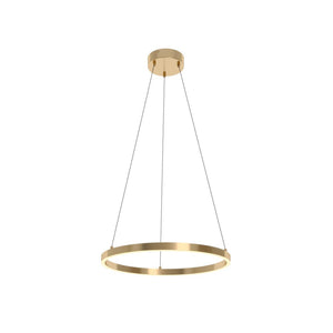 AFX Lighting - GLOP24L30D1SB - LED Pendant - Glo - Satin Brass