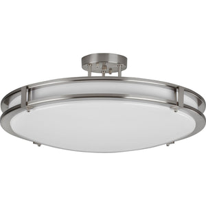 AFX Lighting - CAC121200L5AJD1 - LED Semi-Flush Mount - Carlisle - Satin Nickel