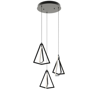 AFX Lighting - GNAP15L30D1BKRND3 - LED Pendant - Gianna - Black