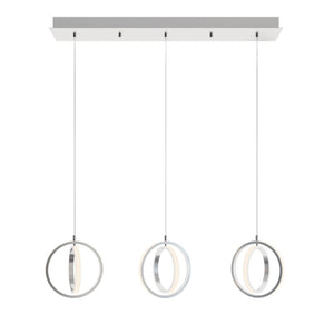 AFX Lighting - LCKP09L30D1SNLNR3 - LED Pendant - Lock - Satin Nickel